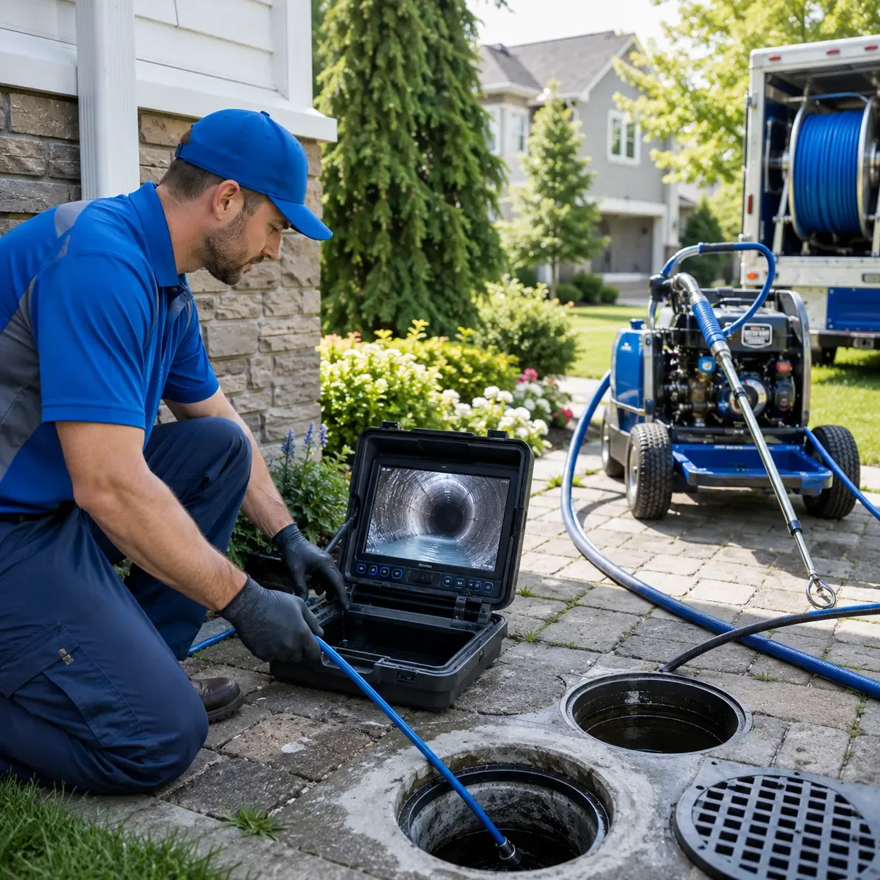 Outdoor drain cleaning professionals serving Lohrville, IA
